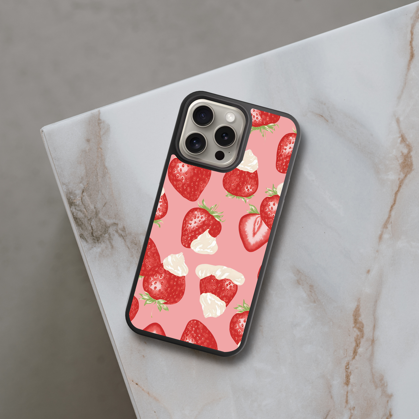 Strawberries and Cream | Phone Case