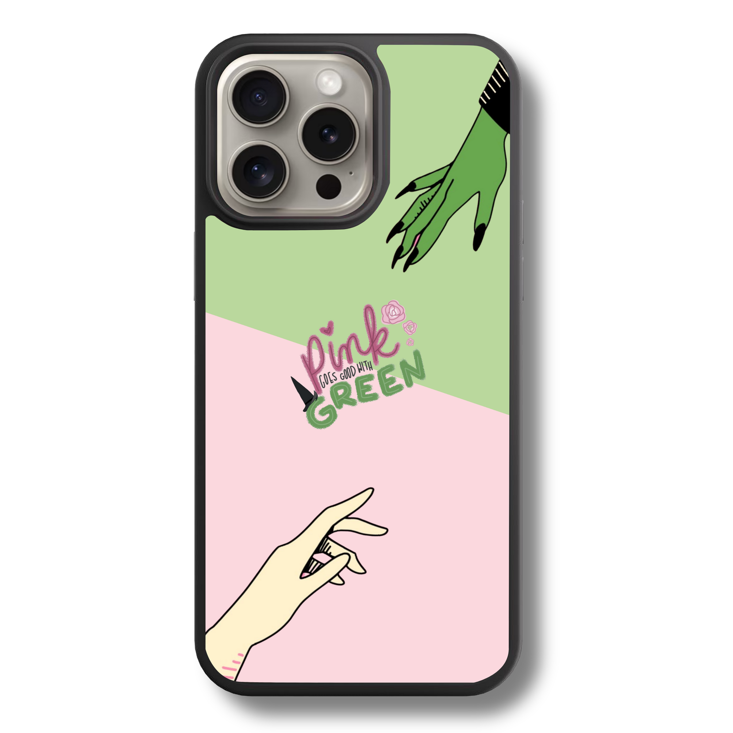 Pink and Green | Phone Case