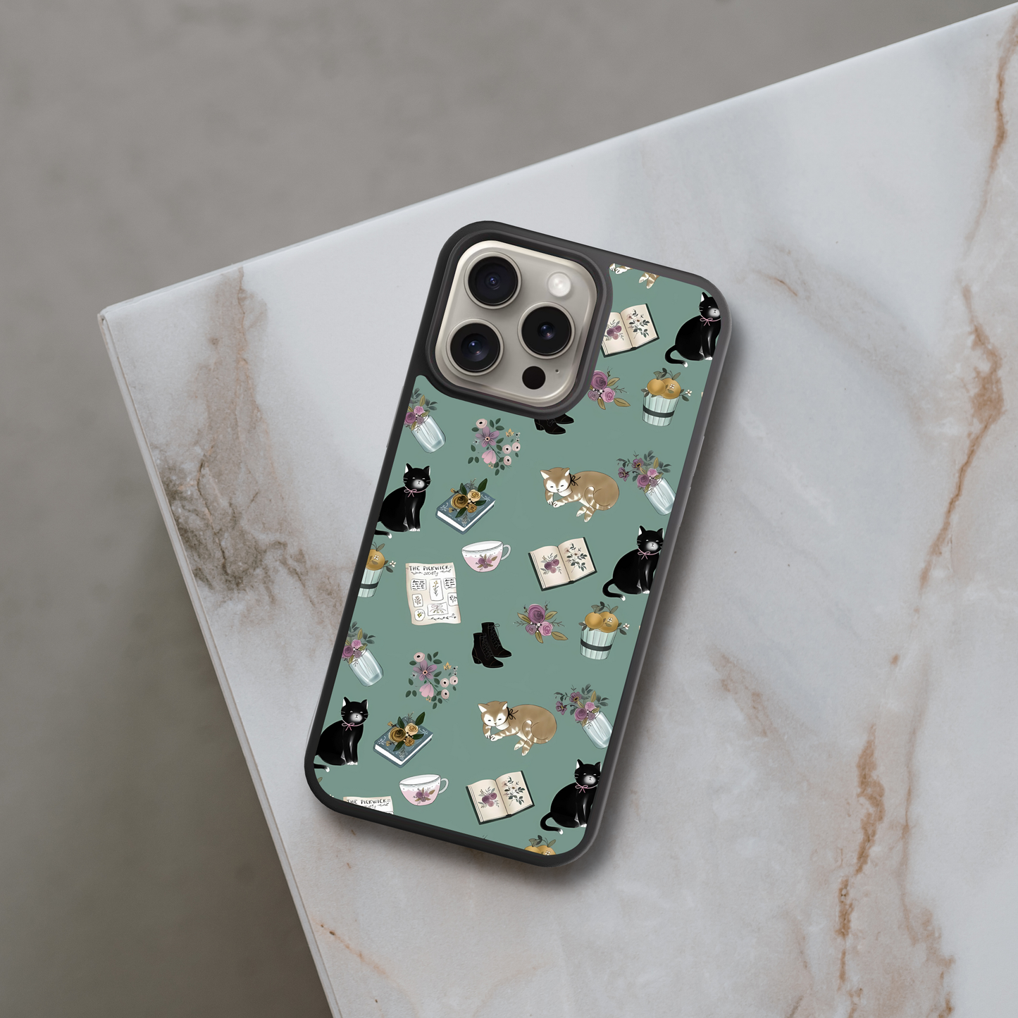 Floral Cats | Phone Case