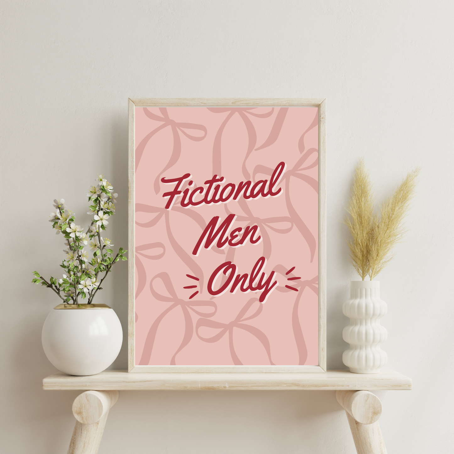 Fictional Men Only | Wall Print