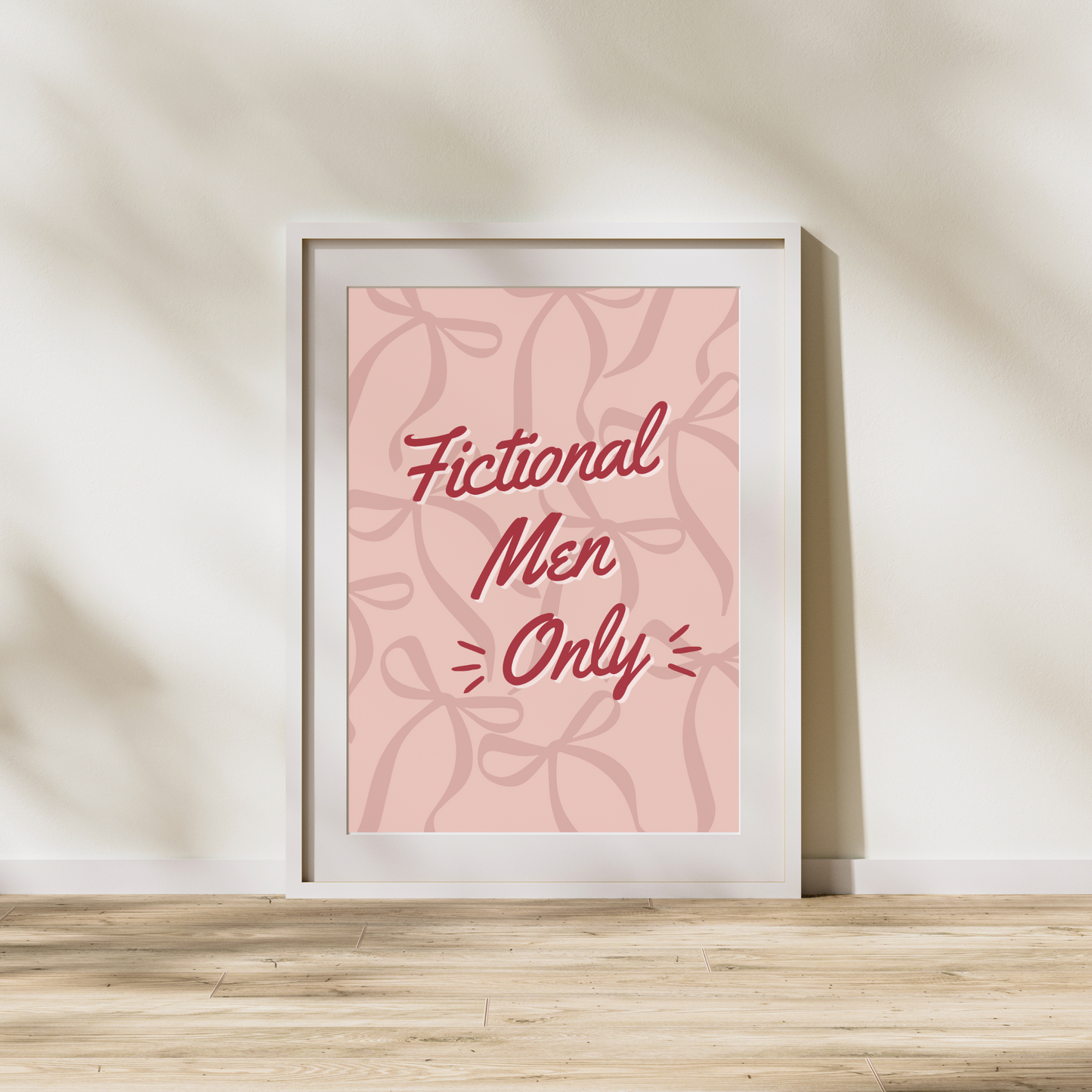 Fictional Men Only | Wall Print