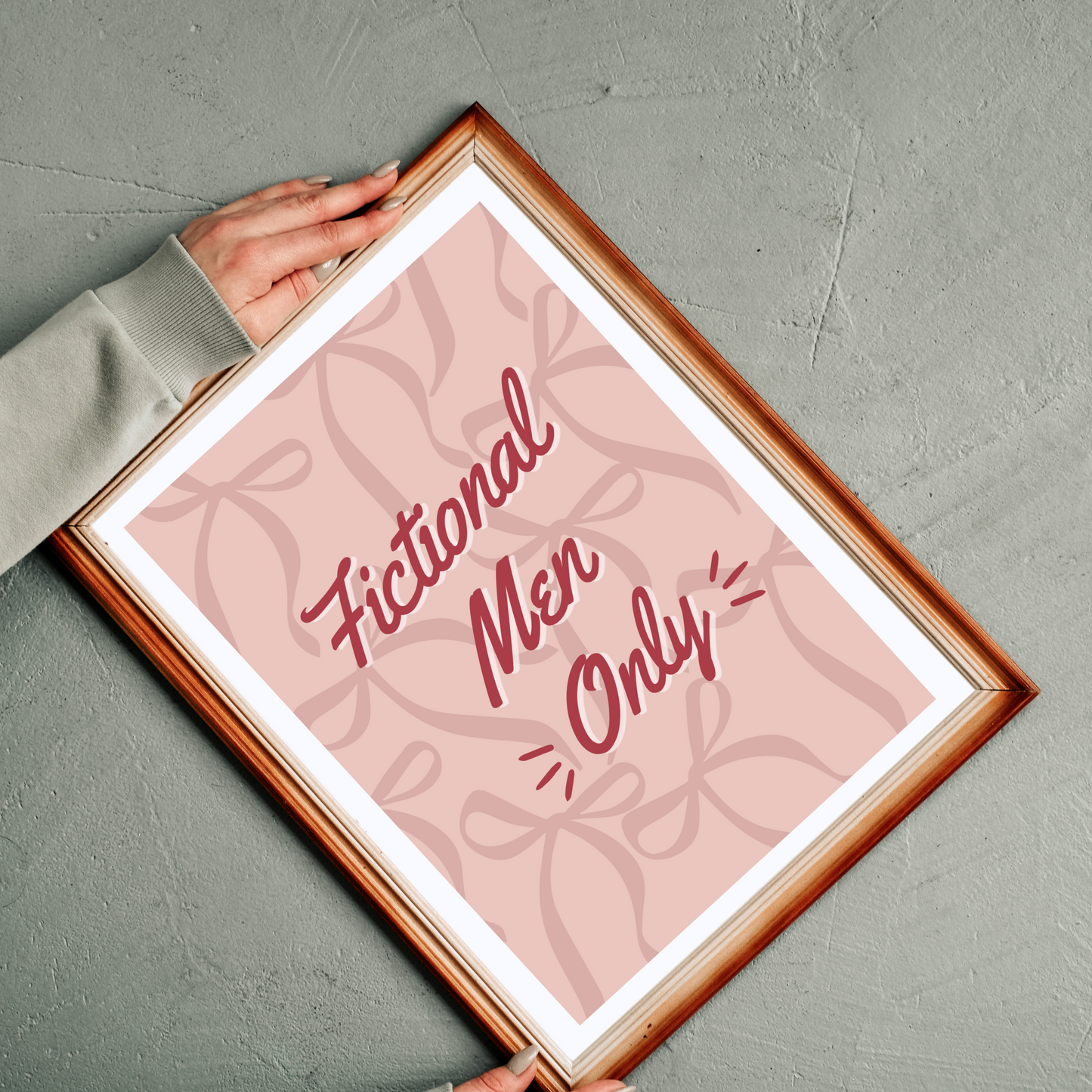 Fictional Men Only | Wall Print