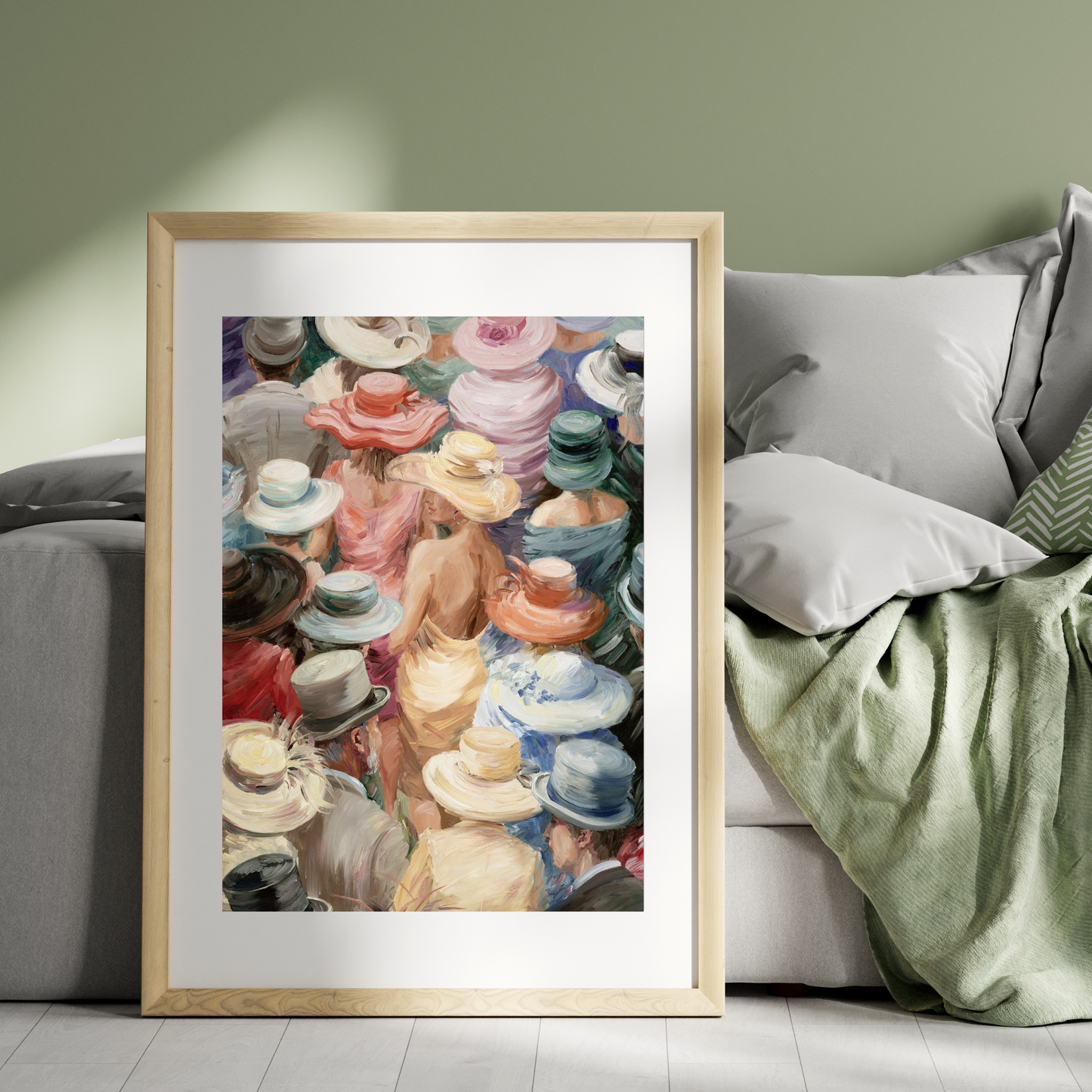 Lady in Yellow | Wall Print