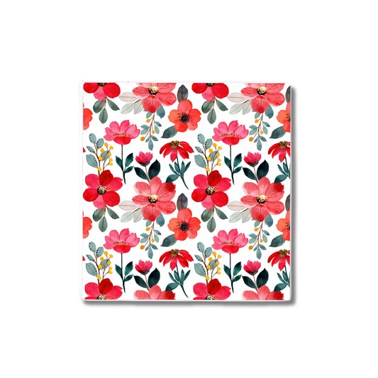 Peach Bloom | Ceramic Coaster