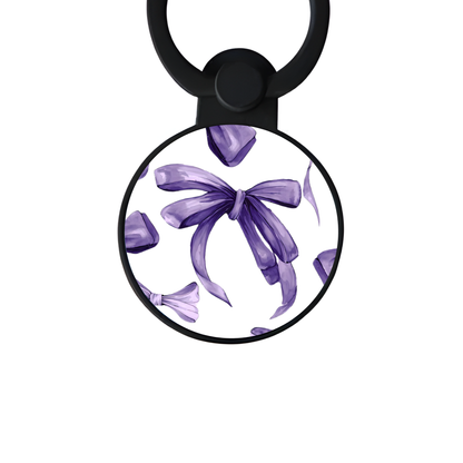 Purple Bows | Adhesive Ring Holder