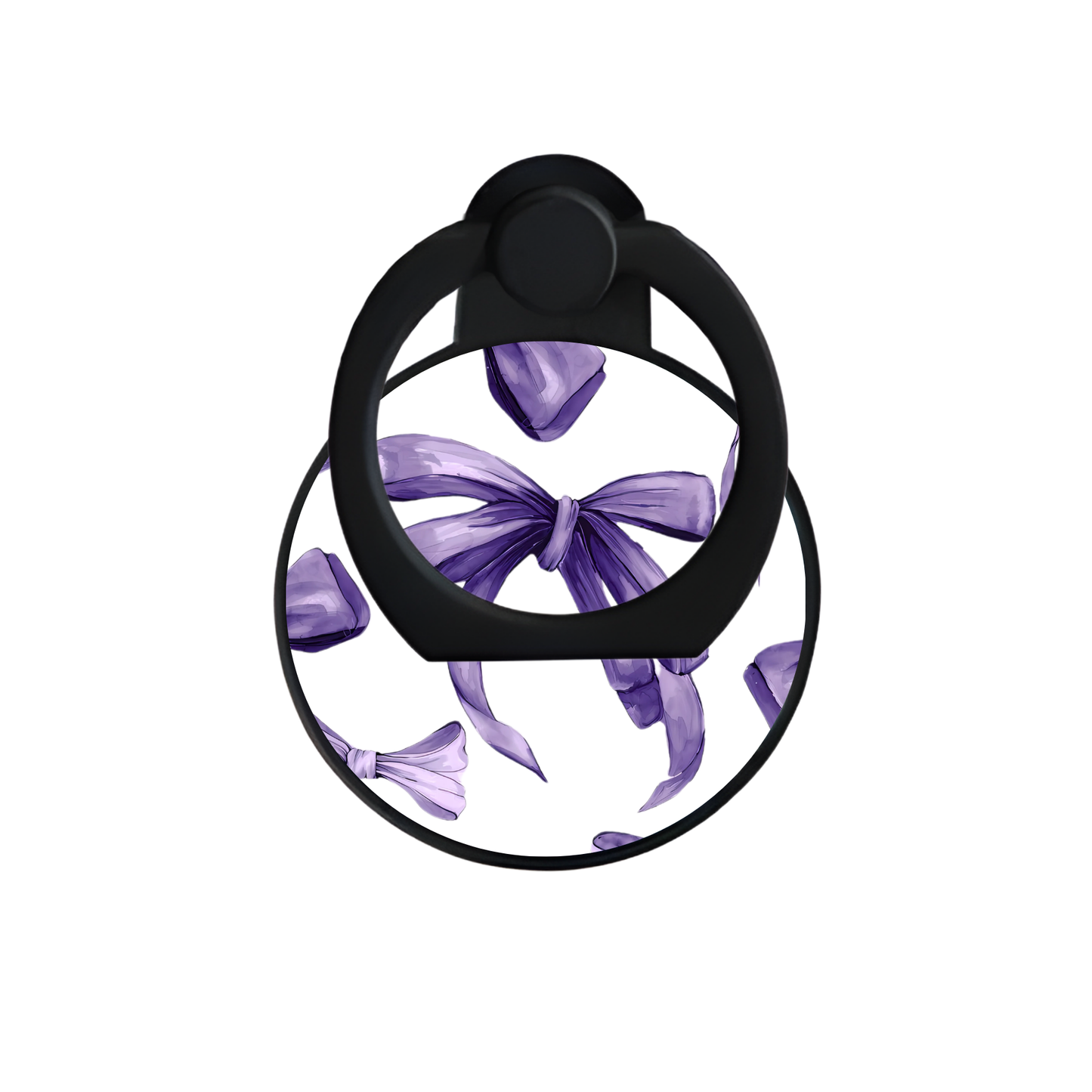 Purple Bows | Adhesive Ring Holder