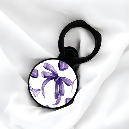 Purple Bows | Adhesive Ring Holder