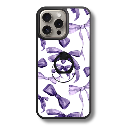 Purple Bows | Adhesive Ring Holder