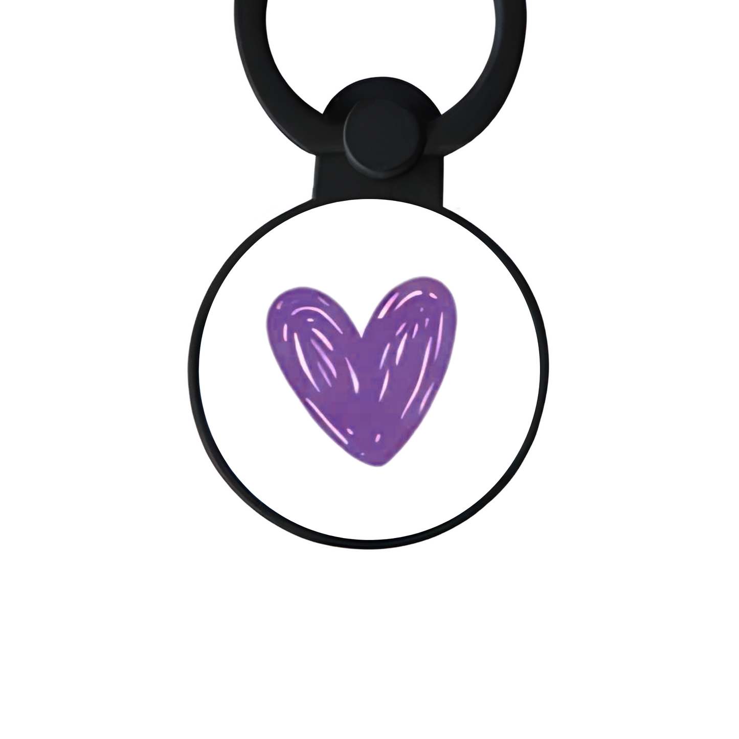 Purple Hearts | Adhesive Ring Holder
