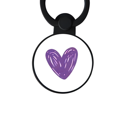 Purple Hearts | Adhesive Ring Holder