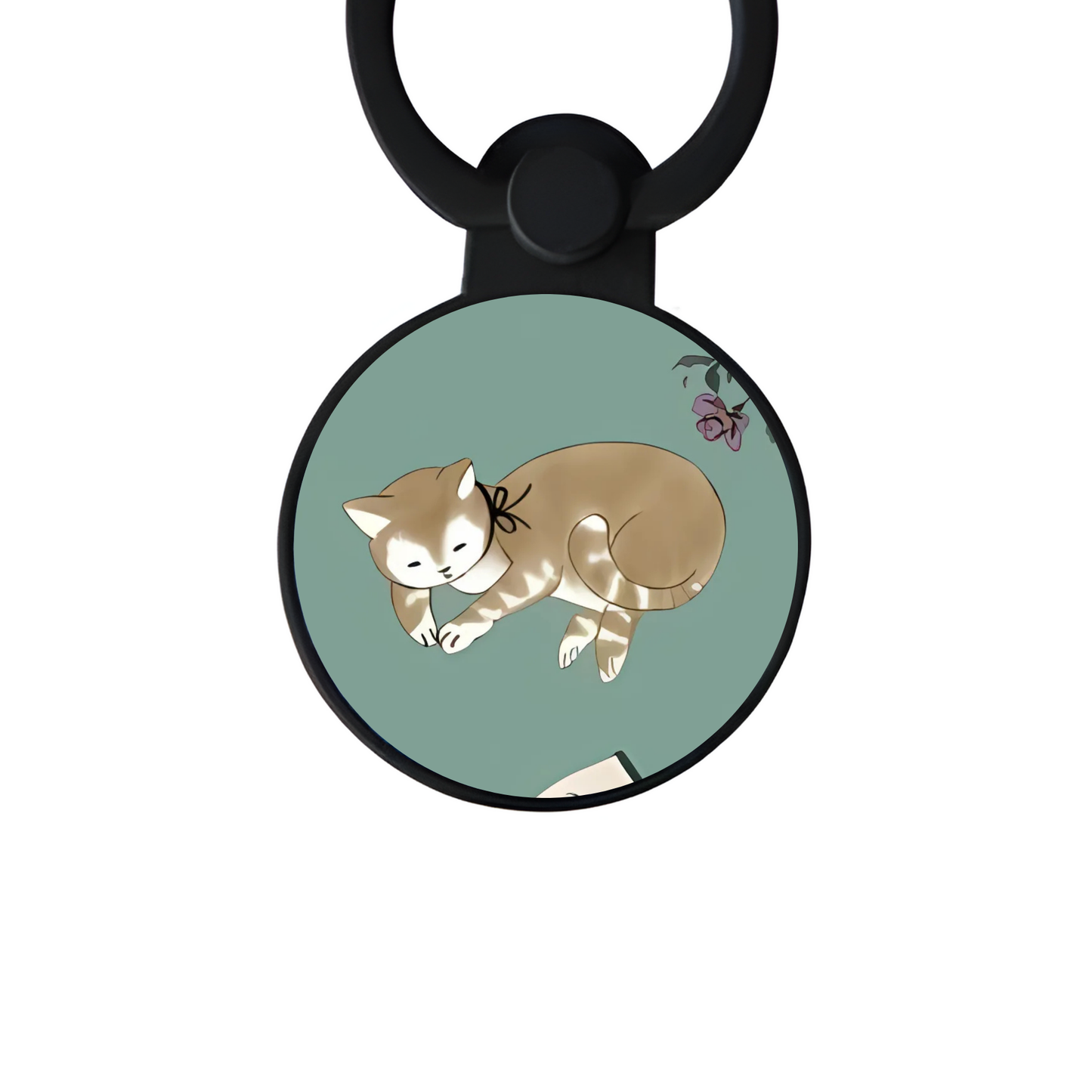 Floral Cats | Adhesive Ring Holder