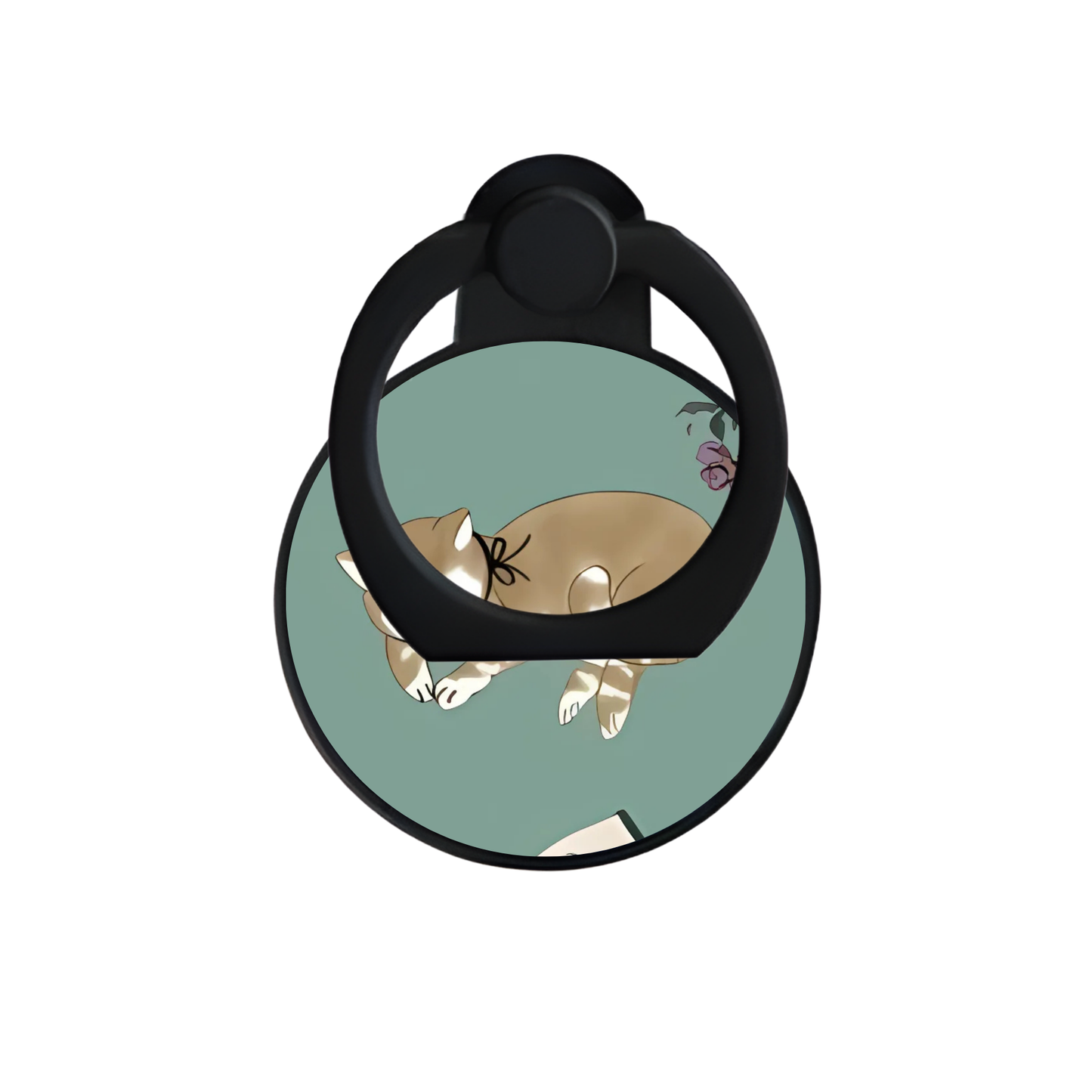 Floral Cats | Adhesive Ring Holder