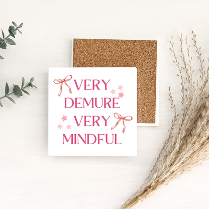 Very Demure | Ceramic Coaster