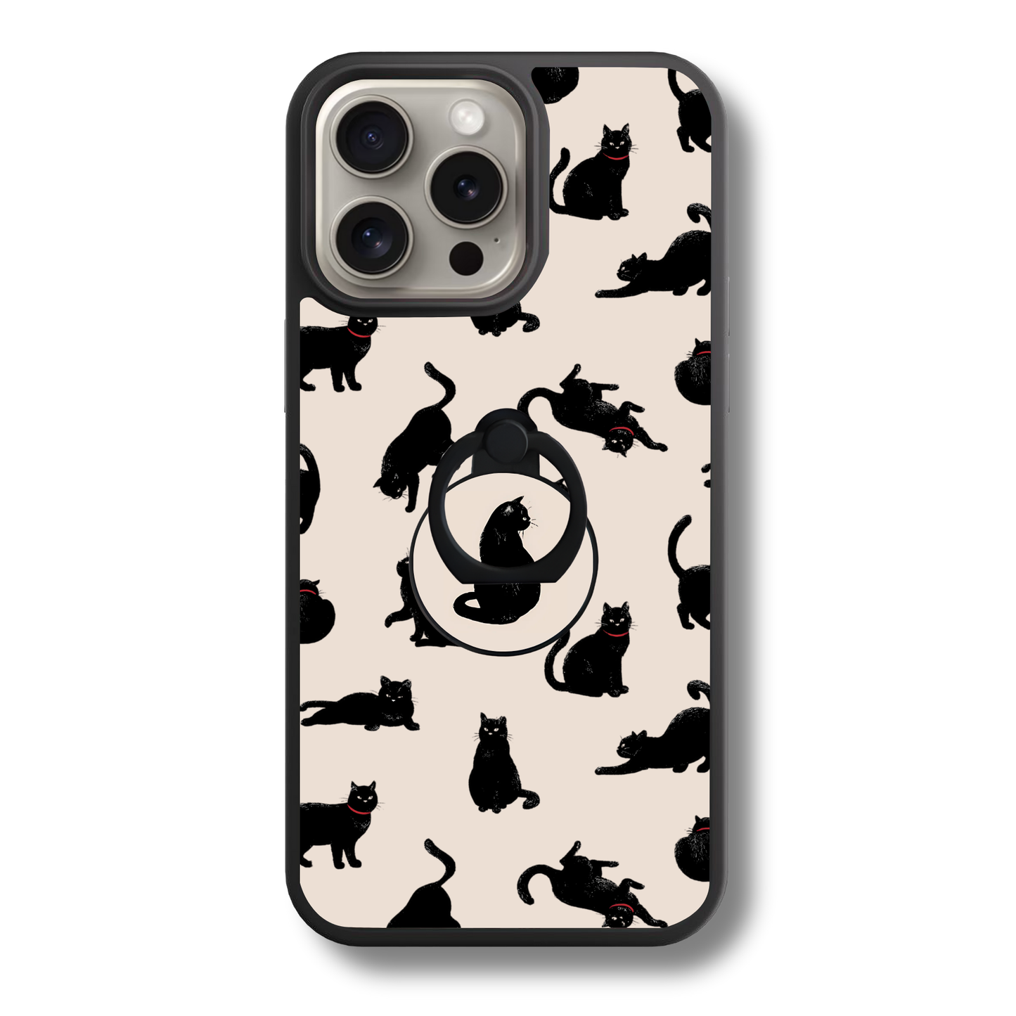 Strolling Cats | Adhesive Ring Holder