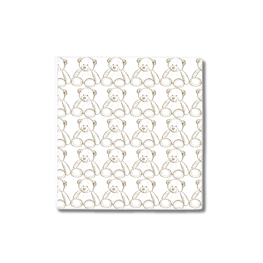 Snuggly Teddy | Ceramic Coaster