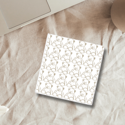Snuggly Teddy | Ceramic Coaster