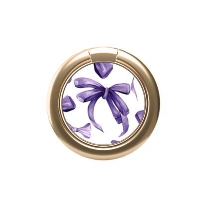 Purple Bows | Ring Holder