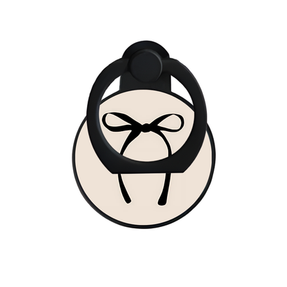 Black Bows | Adhesive Ring Holder