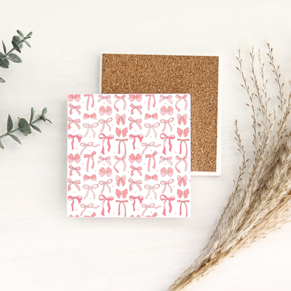 Bows and Ribbons | Ceramic Coaster
