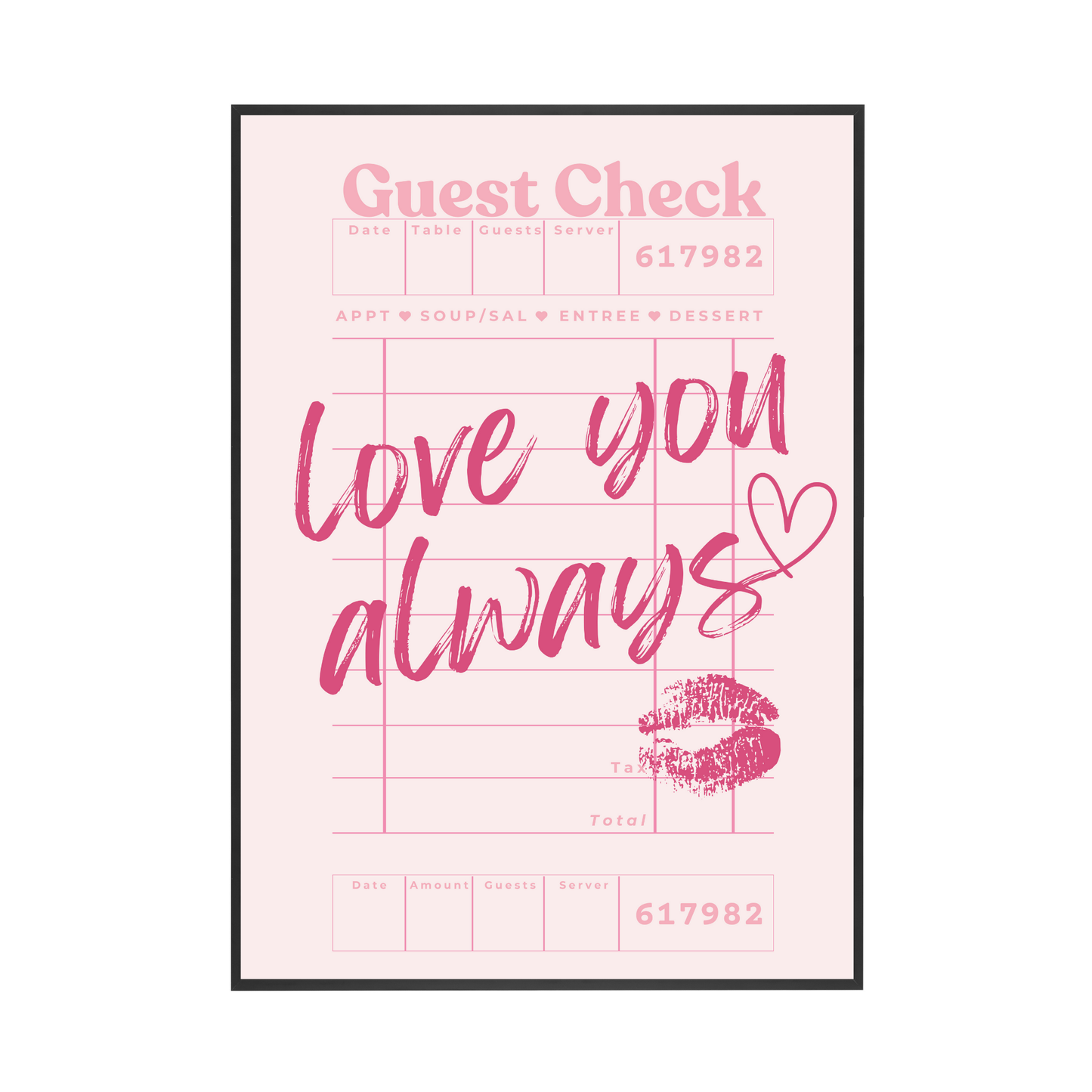 Love You Always | Wall Print