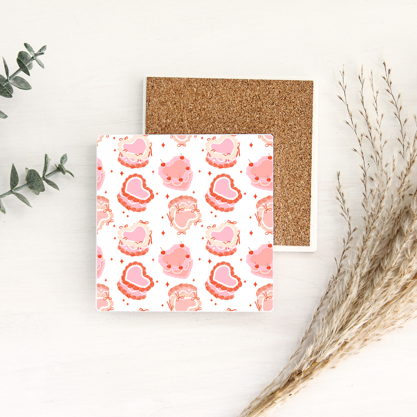 Girl Dinner | Ceramic Coaster