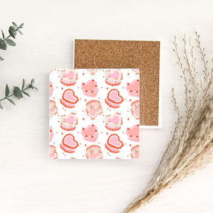 Girl Dinner | Ceramic Coaster