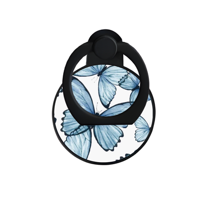Blue Butterflies | Adhesive Ring Holder
