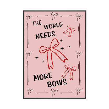 More Bows | Wall Print