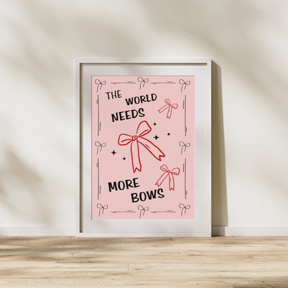 More Bows | Wall Print