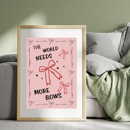 More Bows | Wall Print