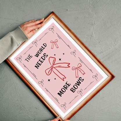More Bows | Wall Print