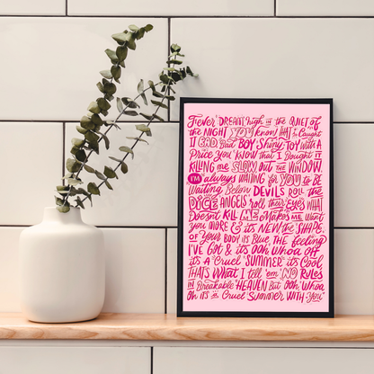 Swifties | Wall Print