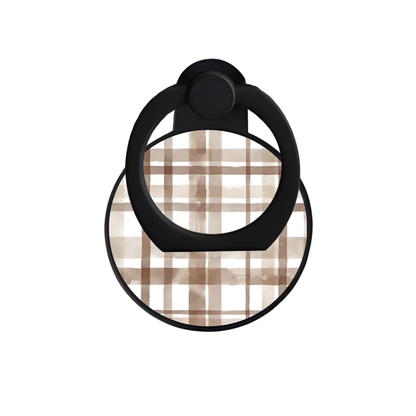 Western Plaid | Adhesive Ring Holder