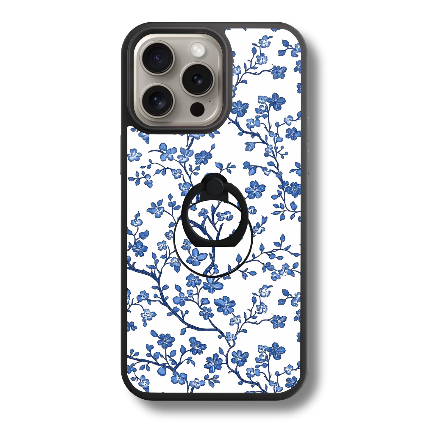 Blue Blossom | Adhesive Ring Holder