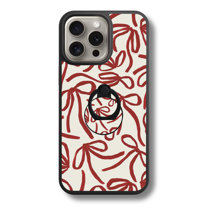 Crimson Bows | Adhesive Ring Holder