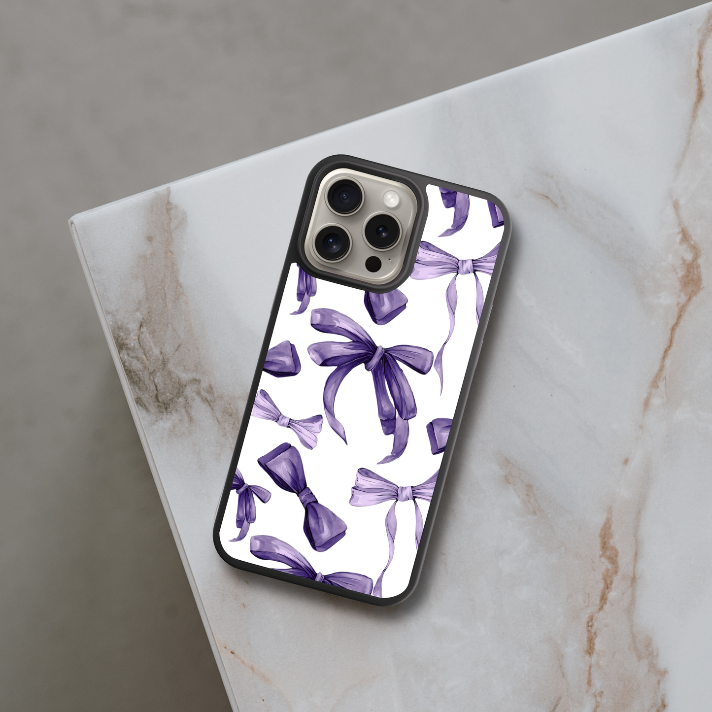 Purple Bows | Phone Case