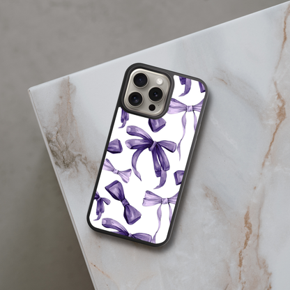 Purple Bows | Phone Case