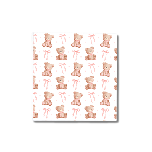 Coquette Bears | Ceramic Coaster