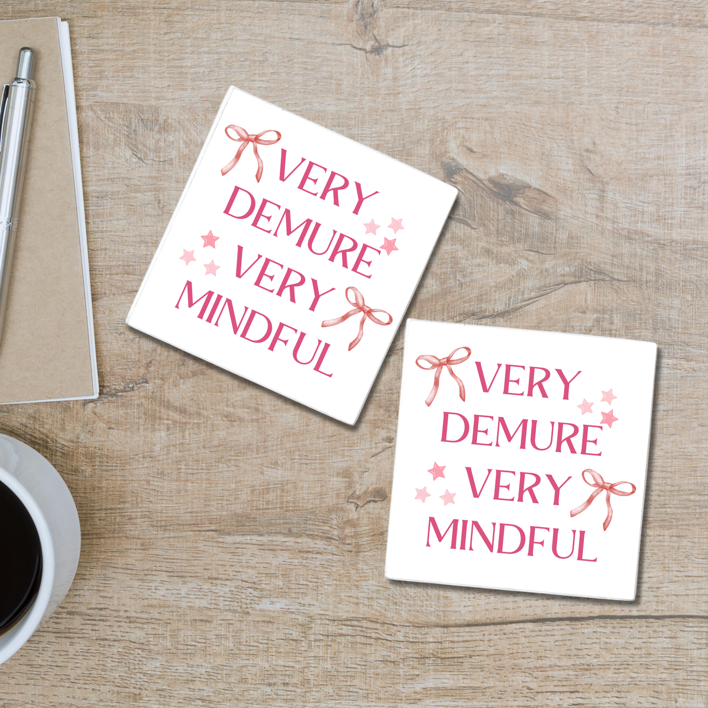 Very Demure | Ceramic Coaster