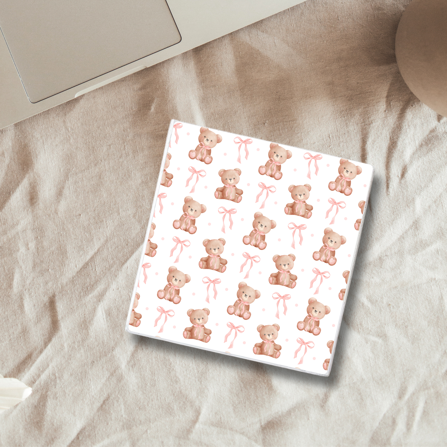 Coquette Bears | Ceramic Coaster