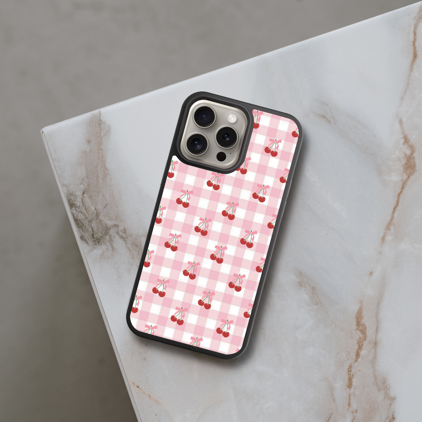 Cherry Ribbon | Phone Case