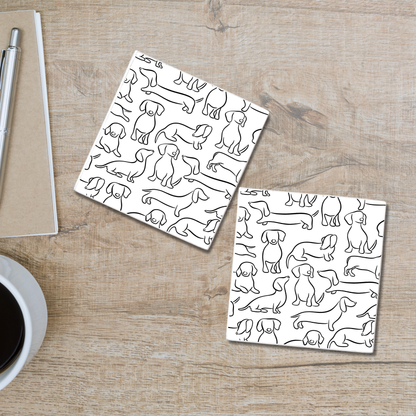 Oh Dachshund | Ceramic Coaster