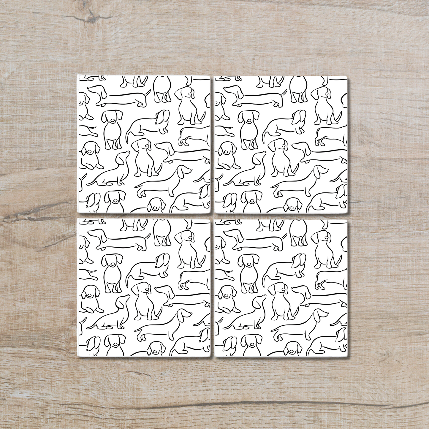 Oh Dachshund | Ceramic Coaster