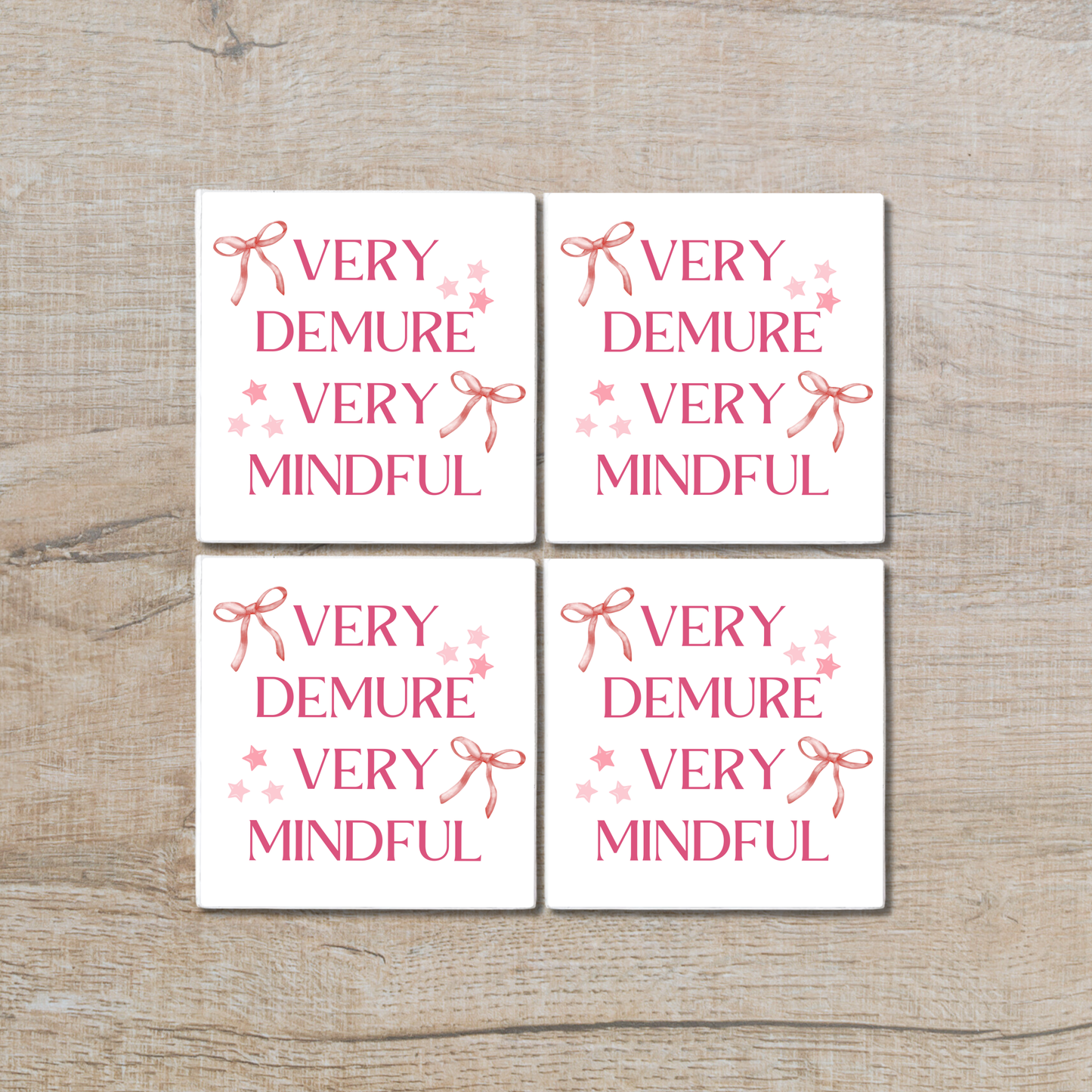 Very Demure | Ceramic Coaster