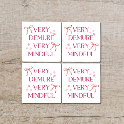Very Demure | Ceramic Coaster