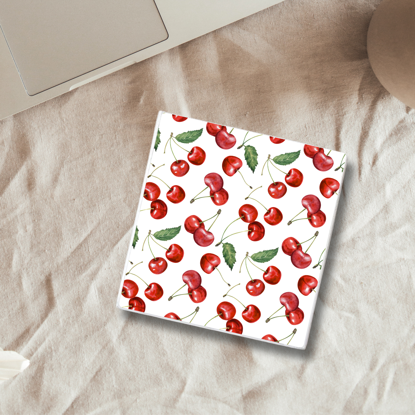 Cherry On Top | Ceramic Coaster
