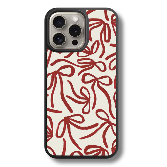 Crimson Bows | Phone Case